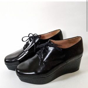 Robert Clergerie Lassor Wedge Oxfords